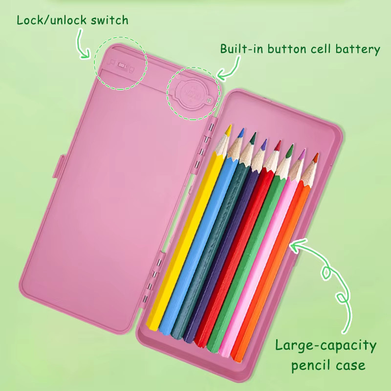 Multifunktionales 2-in-1 Federmäppchen mit Schreibtafel und Aufbewahrungsbox in Pink von RSP - Bild 3