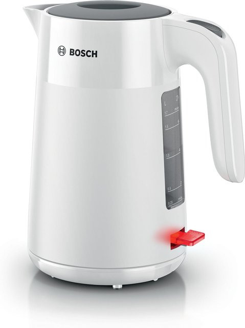 Bosch Wasserkocher TWK2M161 in Weiß mit 1,7 l Fassungsvermögen und Kalkfilter - Bild 1