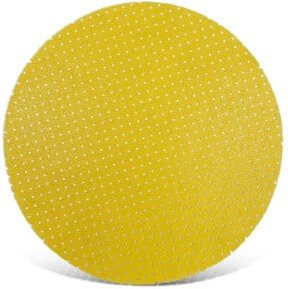 MENZER Klett-Schleifscheiben Ø 225 mm Körnung K150 Multiloch Gelb VE 25 Stück - Bild 1