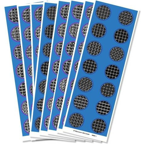 Anybook Sticker-Set Pro groß mit 420 Stück in Blau für Kinder - Bild 1