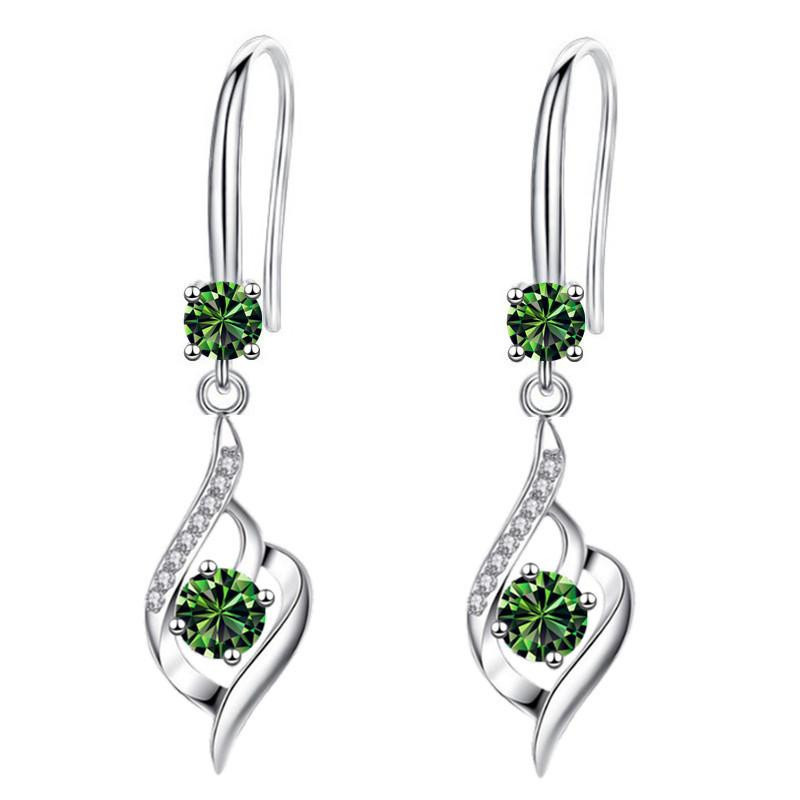 YIRAN Jewelry Ohrringe, Silber, Zirkonia, Damen - Bild 2