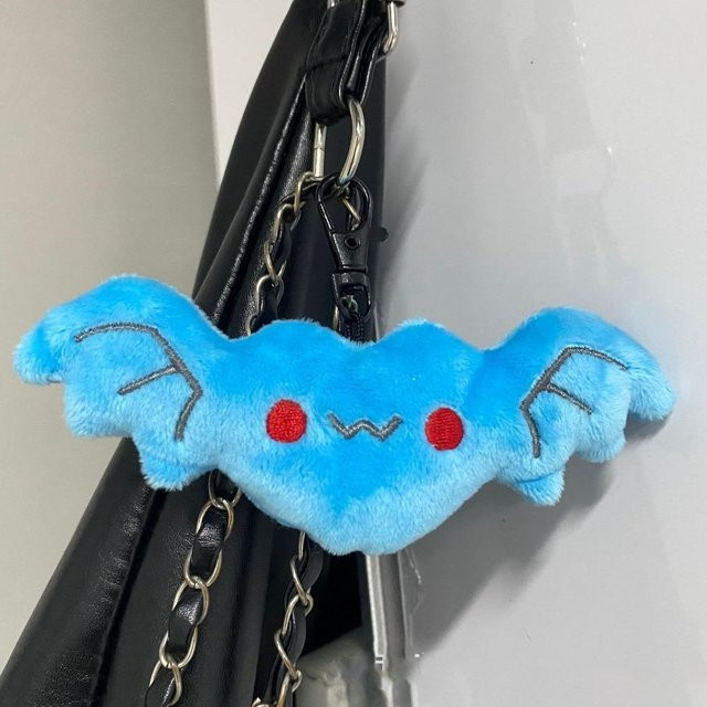 Schlüsselanhänger Plüschfledermaus, Mehrfarbig, Unisex - Bild 1