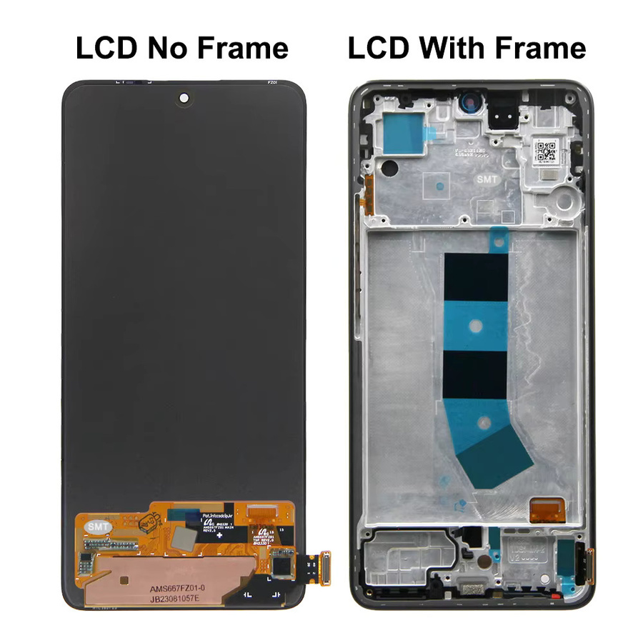Xiaomi Redmi Note 13 4G AMOLED Display mit Rahmen in Schwarz - Bild 2