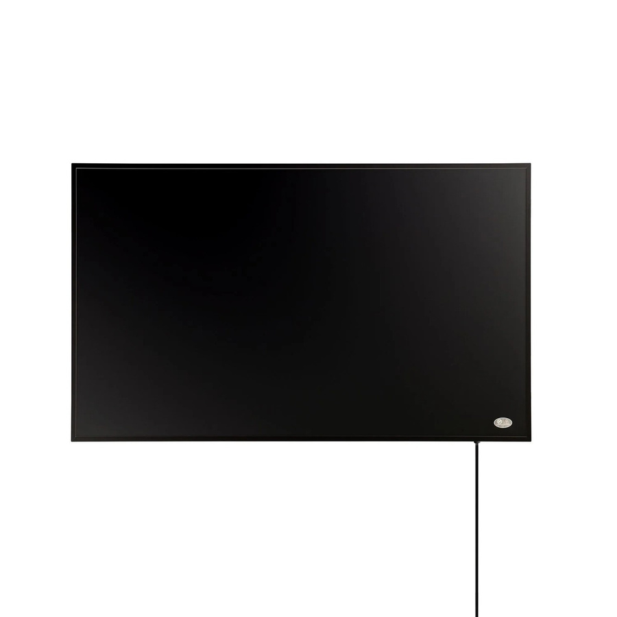 Könighaus Infrarotheizung Black Edition 800 W Schwarz Kabelausgang Quer Links - Bild 2