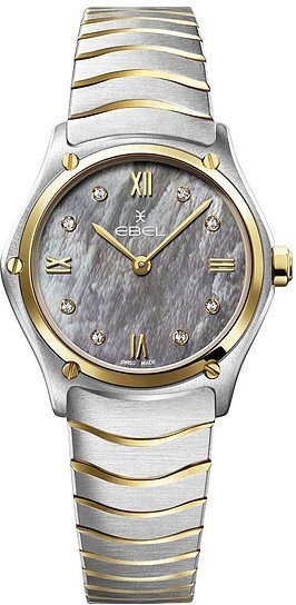 EBEL Armbanduhr Sport Classic Lady, Quarz, Edelstahl, Diamant, Damen - Bild 1