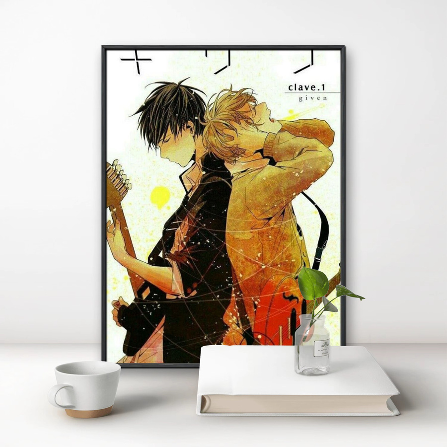 Potdemiel Anime Given 5D DIY Vollrund-Diamantmalerei als ästhetische Dekoration in Multicolour, B/H/T: 40 x 30 x 30 cm - Bild 2