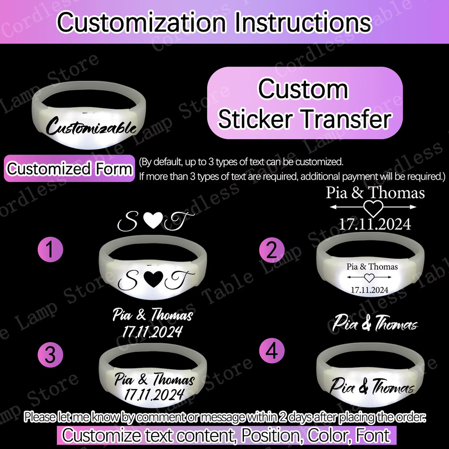 XMSJ LED-Armband, Musik- und Sound-Control, Unisex - Bild 5