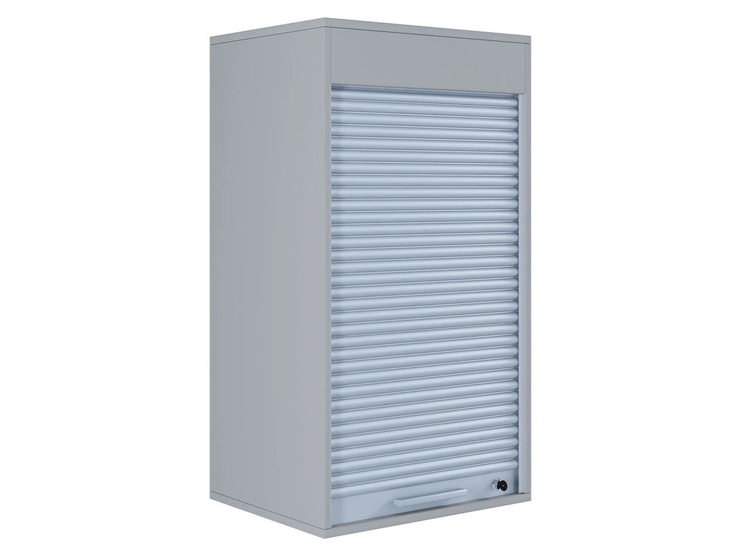 VCM Aktenschrank Aktos L mit Rollladen in Grau, abschließbar, H x B x T: 93 x 50 x 40 cm - Bild 3