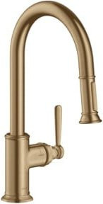 Hansgrohe Axor Montreux Spültisch-Einhebelmischer mit Ausziehbrause in Brushed Bronze - Bild 1