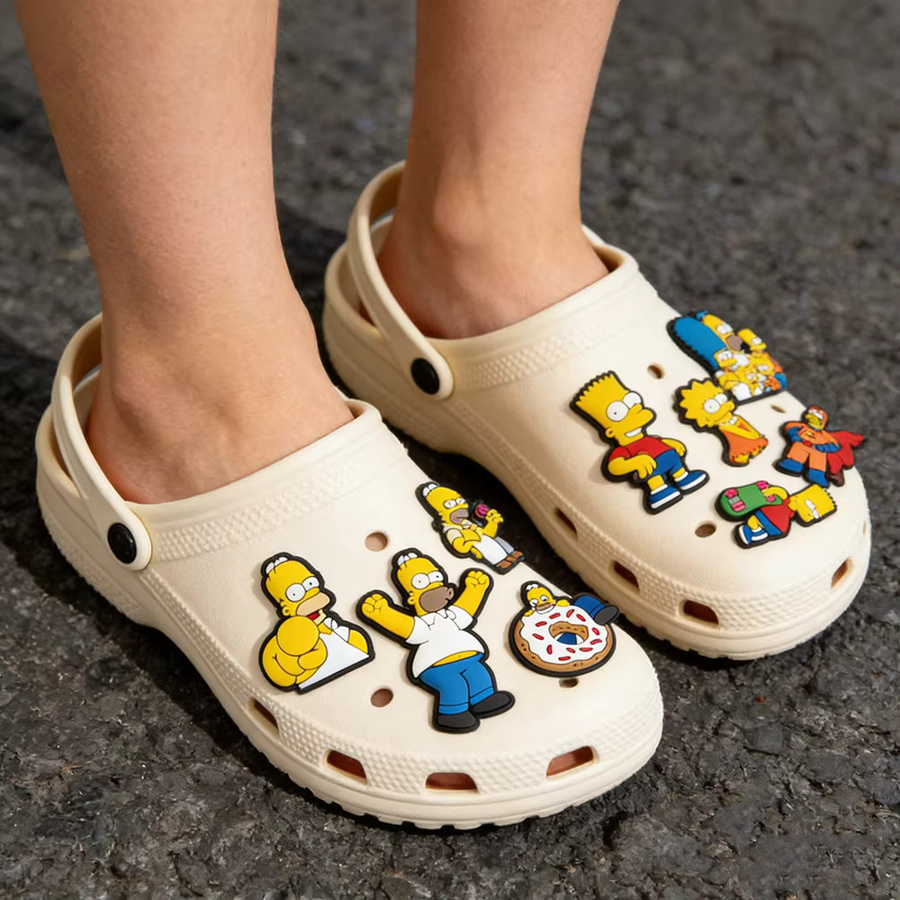 The Simpsons Schuh-Charms-Set, 18-teilig, PVC, Kinder, Unisex - Bild 4