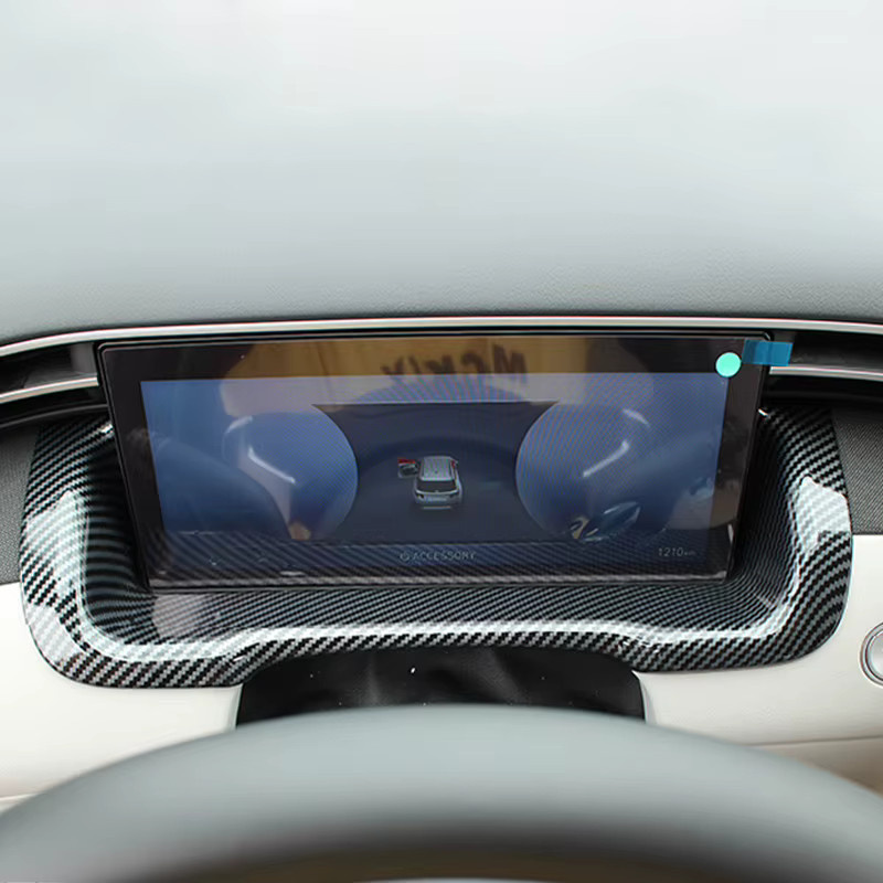 YaLumei Dashboard Display Tacho Trim Abdeckung für Hyundai Tucson NX4 Hybrid N Linie, Schwarz - Bild 4