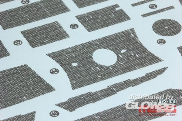 MENG Models German Medium Tank Sd.Kfz.171 Panther Ausf.A Late Production Zimmerit Decal, Fahrzeug - Bild 1