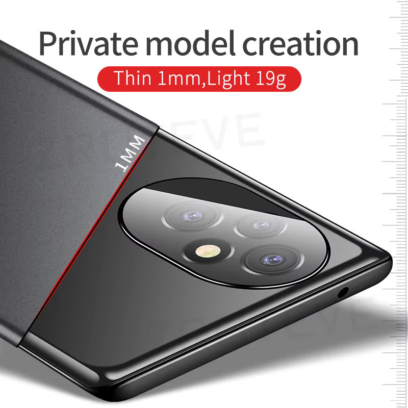 ZROTEVE Ultra Slim Handyhülle für Huawei Honor 200 Pro und Honor 400 Pro, matte harte PC-Abdeckung, Farben: Rot und Schwarz - Bild 3