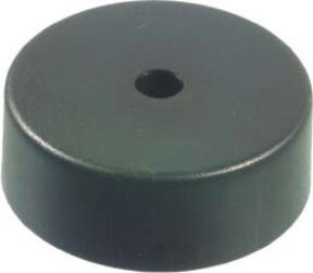 Scharnberger Hasenbein Deckenverteilerdose mit Baldachin in Schwarz oder Braun, Kunststoff, B/T/H: 66 x 24 mm - Bild 1
