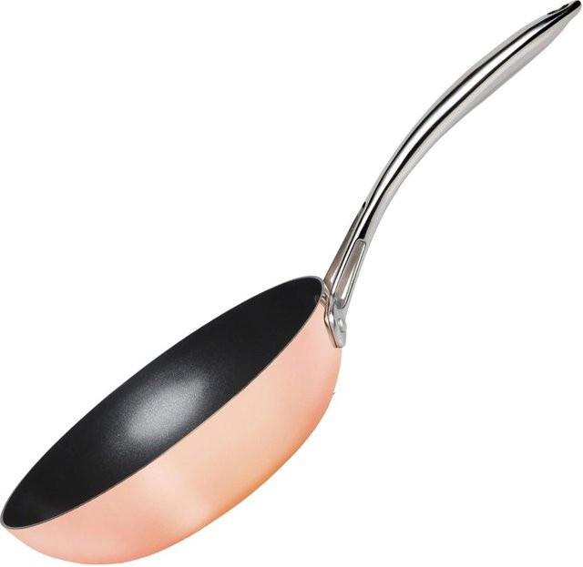 Stanley Rogers Bratpfanne Copper Tri-Ply aus Edelstahl und Kupfer, Durchmesser: 24 cm, Mehrfarbig - Bild 1
