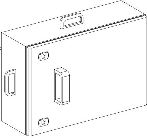 Schneider Electric KSB250SE5 KS Abgangskasten 250A 3L+PEN in Weiß für NH1 Sicherungen - Bild 1