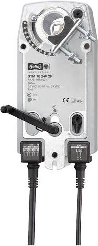 Helios Stellmotor 1075 in Silber für Ventilatoren - Bild 1