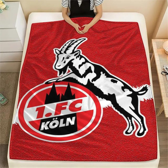 FC Köln Flanelldecke On My Love Home, Rot, B/B: 80 x 120 cm - Bild 1