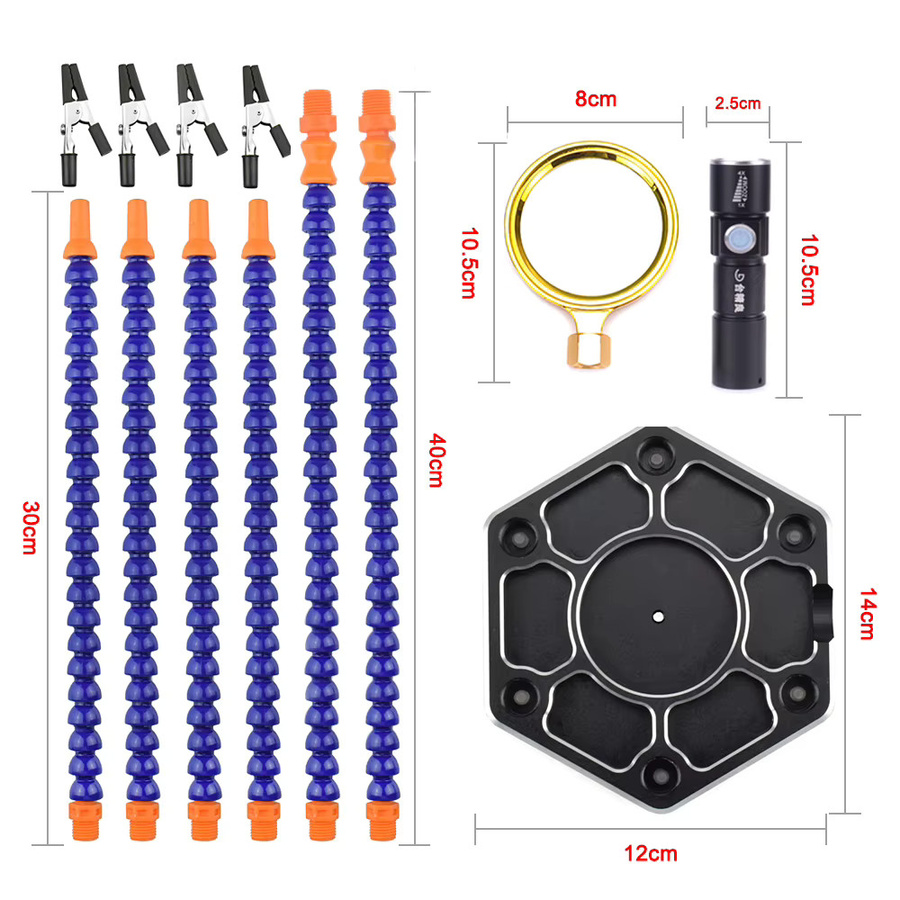 Readytosky Dritte Hand Lötstation als PCB-Halterung in Blau für Bastelarbeiten und Elektronikreparaturen - Bild 2