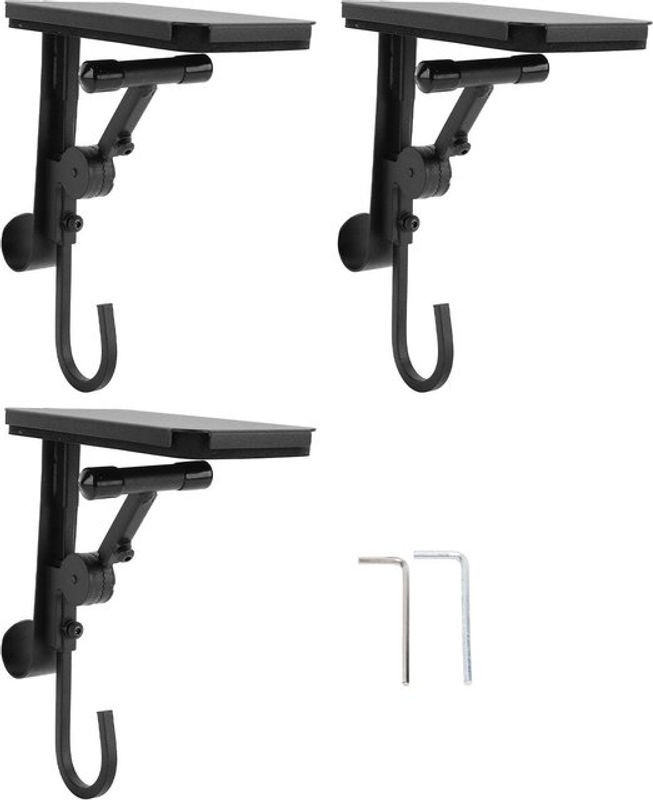KONNWEI Dekoroatitver Metall-Kaminhaken in Schwarz für Weihnachtskränze und Dekorationen - Bild 1