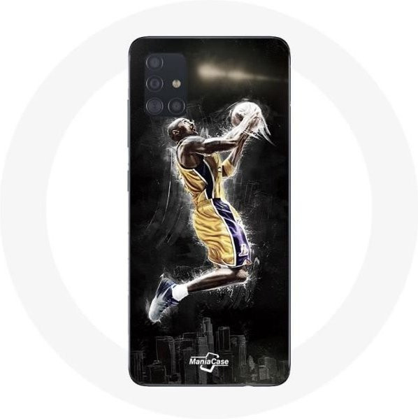 Samsung Galaxy A71 Handyhülle Kobe Bryant Basketball Design in Schwarz und Multicolour - Bild 1