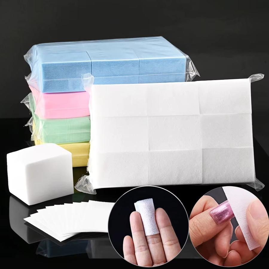 HotPress Nagellack Entferner Tücher, 600 Stück, Baumwolle, Pink - Bild 2