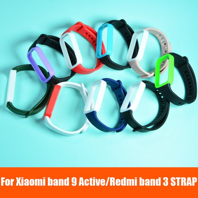 Xiaomi Uhrenarmband, Silikon, Schwarz Weiß, Unisex - Bild 1