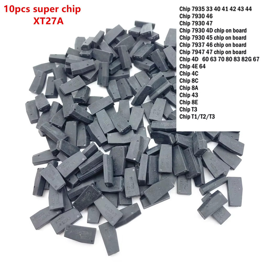 VVDI Super Chip XT27 Transponder für ID46 ID40 ID43 ID4D ID8C ID8A T3 ID47 Transponder in Schwarz für VVDI2 und VVDI Schlüssel Werkzeuge - Bild 2