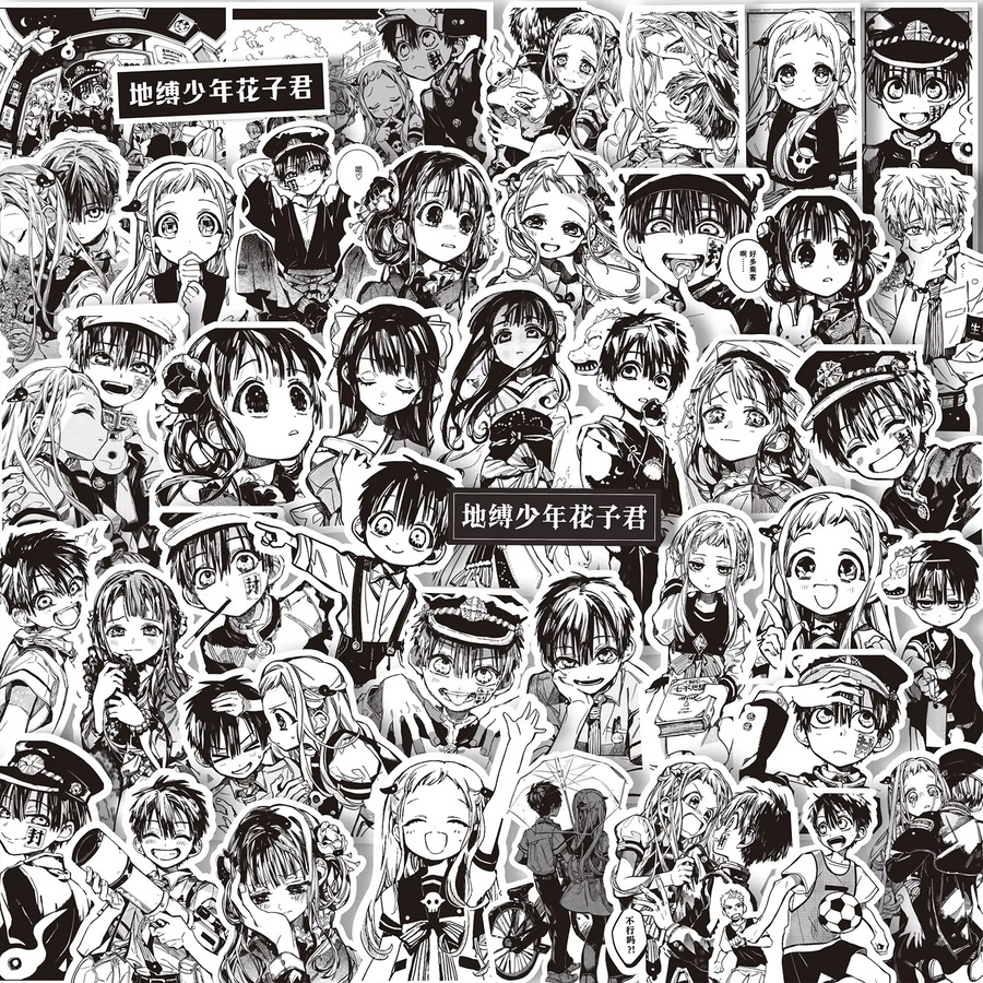Bandai Toilet Bound Hanako Kun Anime Aufkleber, Bunt, 67-teiliges Set - Bild 2