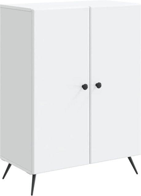 vidaXL Sideboard Weiß modern aus Holzwerkstoff B/T/H: 66 x 34,5 x 90 cm - Bild 1