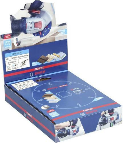 Bosch EXPERT Multi Material Carbide-Trennscheibe für Metall, Stein und Beton, Durchmesser: 125 mm, Bohrung: 22,23 mm, 10er-Pack - Bild 1