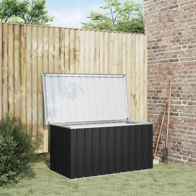 Furnicato Gartenbox Anthrazit B/T/H: 129 x 67 x 65 cm - Bild 1