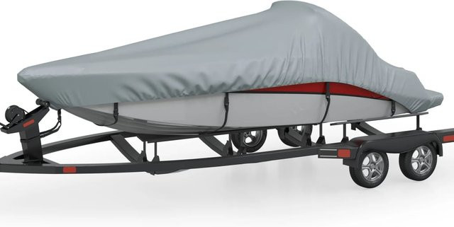 Bootsplane von VD Home Furnishing aus Polyester in Grau, Länge: 427 bis 488 cm, Breite: 173 cm - Bild 1