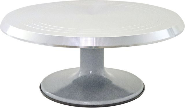 Schneider Tortenplatte aus Melamin in Silber, Höhe: 13 cm, Durchmesser: 31 cm - Bild 1