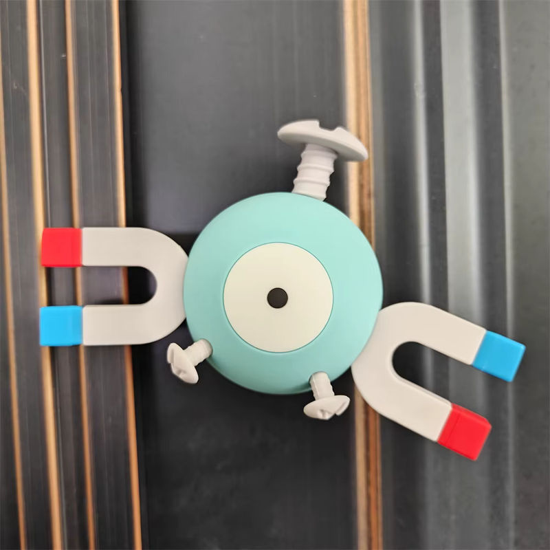 Pokemon Magnemite Figur aus Kunststoff, mehrfarbig, Modell für Desktop oder Kühlschrank - Bild 2