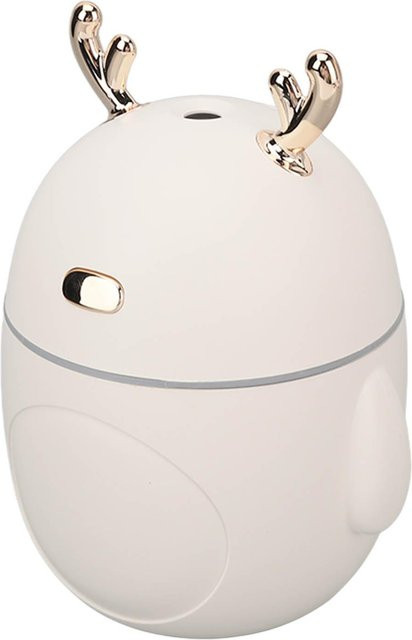 Koogeelife Aroma Diffusor und Mini Luftbefeuchter mit Umgebungslicht in Weiß, 320 ml - Bild 1