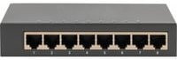 Digitus Gigabit Netzwerk Switch mit 8 RJ45 Ports, 10/100/1000 Mbit/s, Schwarz - Bild 2