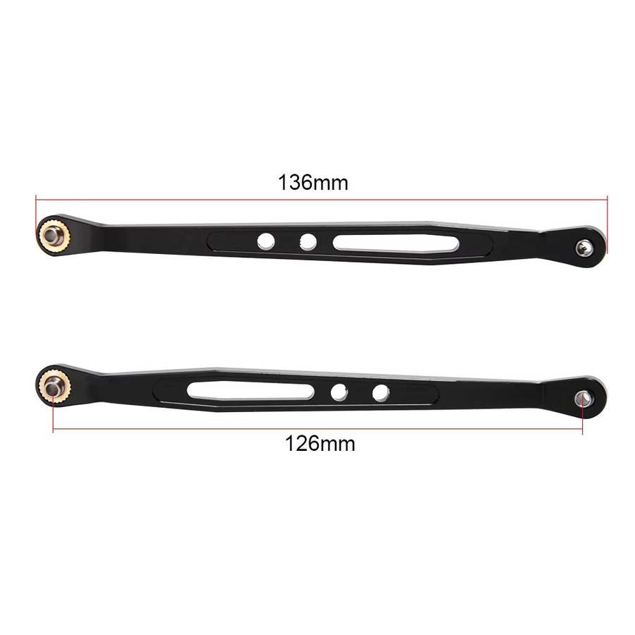 Yeahrun Aluminium Link Rod Oberarm Unterarm Chassis Federung Gestänge, 1/10 Axial Wraith 90018 RC Crawler Auto - Bild 2