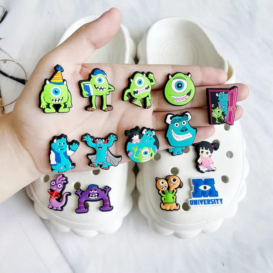 Disney Monsters University Schuhanhänger, 16 Stück, PVC, Unisex - Bild 1