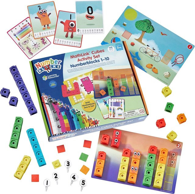 Learning Resources MathLink-Steckwürfel Numberblocks 1-10, Aktivitätsset - Bild 1