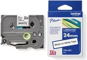 Brother TZe-251 Schriftbandkassette für P-touch, Breite: 24 mm, Farbe: Schwarz auf Weiß - Bild 3
