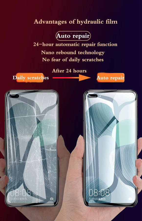 OnePlus 12R Privacy Hydrogel Film Matte Displayschutzfolie mit Antipeeping-Effekt für OnePlus 12 und OnePlus 12R (Ace 3) in Transparent - Bild 5