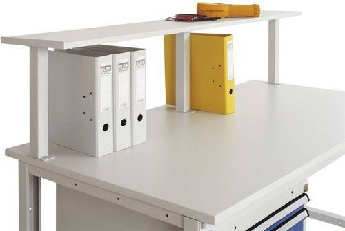 Manuflex ZB8330.2001 Konsolenträger für Ablagekonsole in Rotorange RAL 2001, Höhe: 35 cm - Bild 1