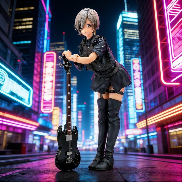 Bandai Girls Band Cry Rupa, Actionfigur, 22 cm, Kunststoff - Bild 1