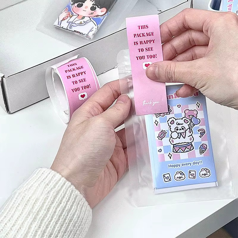 10 Stück transparente Kpop-Kartenverpackungsbeutel aus Kunststoff mit Reißverschluss und selbstklebend von TPXCKz - Bild 2