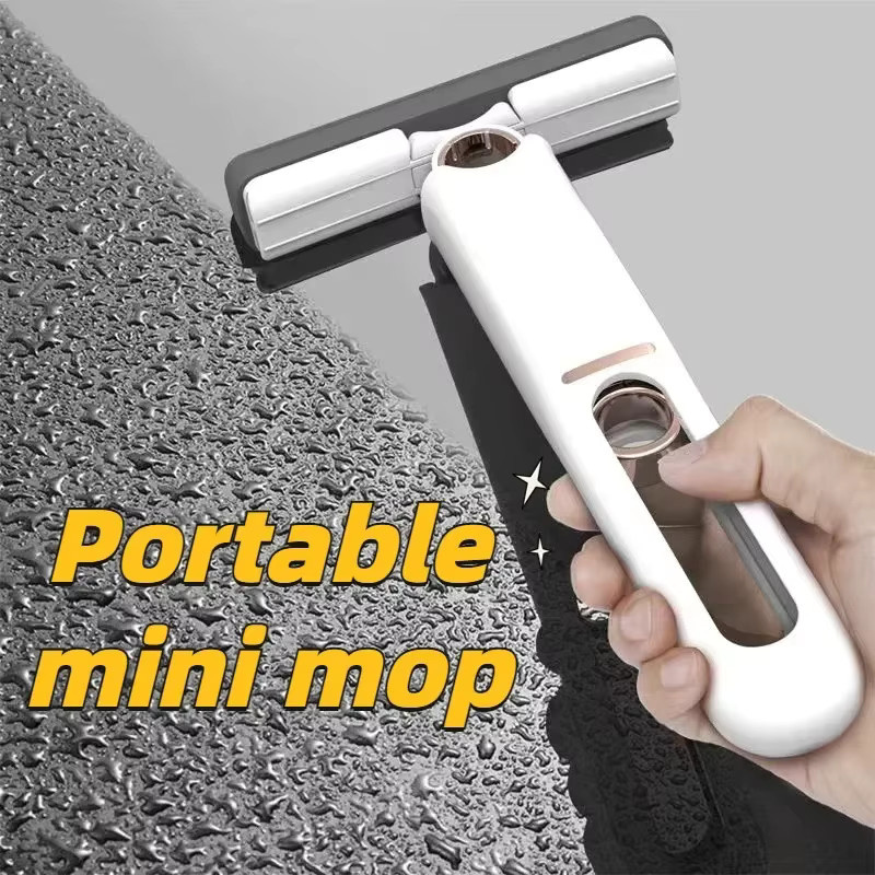 WXCOO Mini-Mopp für die Bodenreinigung, waschfrei und stark saugfähig, Weiß, B/T/H: 28,0 x 15,0 cm - Bild 3