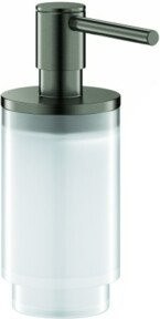 Grohe Seifenspender Selection mit Glasbehälter in Grey, Halterung für hard graphite gebürstet - Bild 1