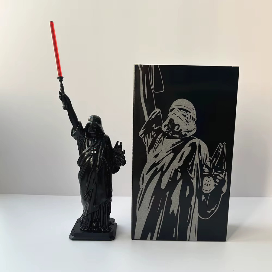 Bandai Star Wars Freiheitskämpfer Friedenskrieger Anime-Figur, Actionfigur, Kunststoff, Schwarz, Einzelfigur - Bild 2