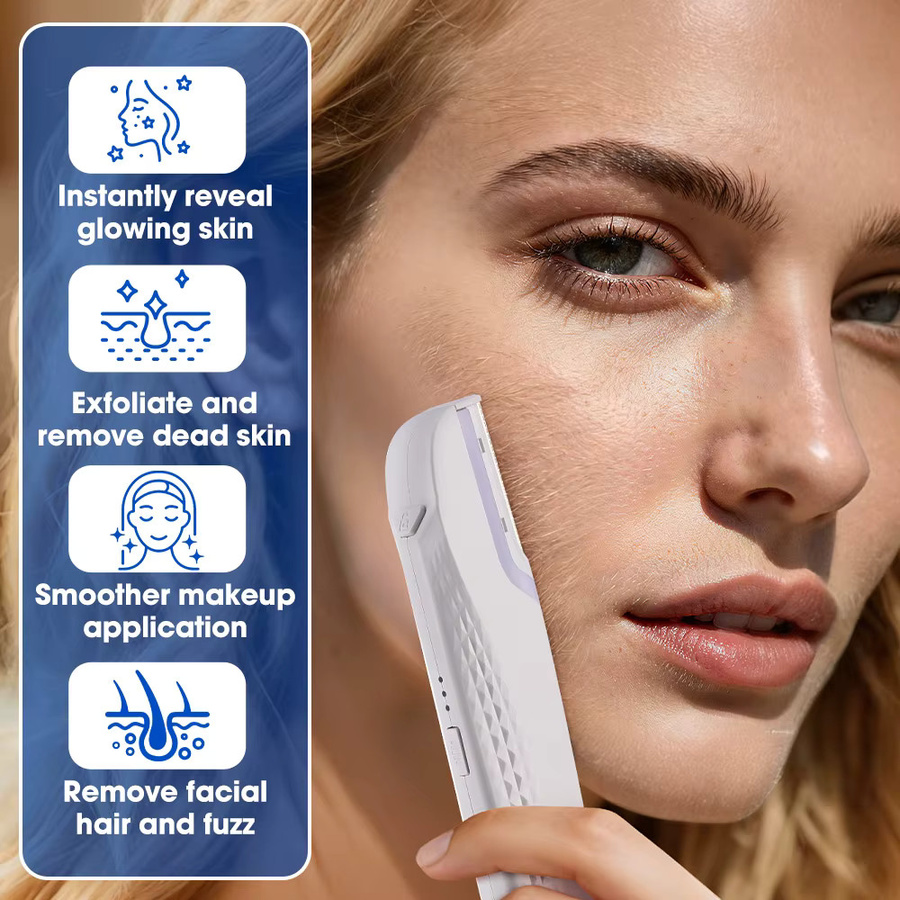 Ms.Dear Dermaplane-Rasierer für Damen, Gesichtspeeling, 6 Klingen - Bild 5