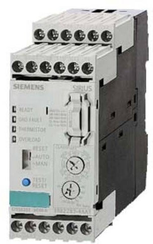 Siemens Auswerteeinheit mit 2 Schließern und 2 Öffnern, Farbe: Grau, 3RB2383-4AA1 - Bild 1
